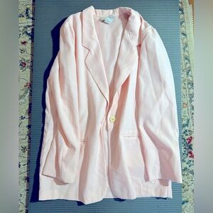 VINTAGE blazer oversized Barbie pink